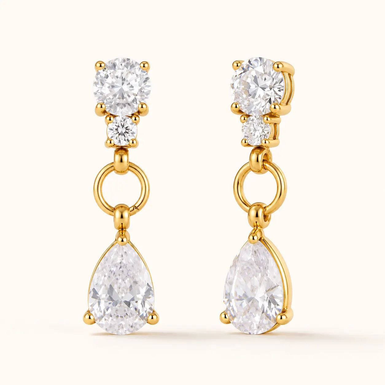 Afterglow Drop Earrings - 18K Gold Plated