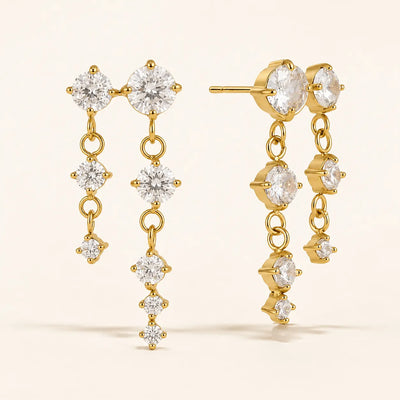 Lightfall Earrings - 18K Gold Plated