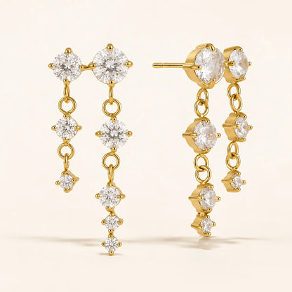 Lightfall Earrings - 18K Gold Plated