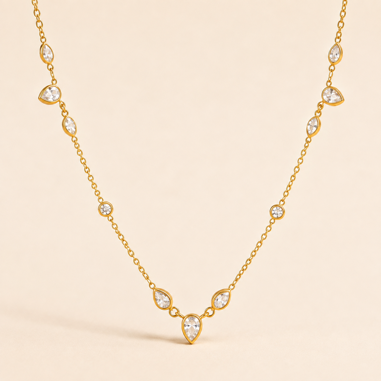 Golden Dew Necklace - 18K Gold Plated