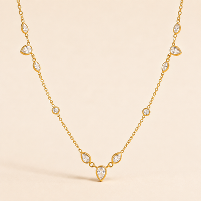 Golden Dew Necklace - 18K Gold Plated