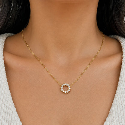 Golden Bloom Necklace - 18K Gold Plated