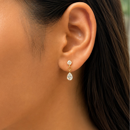 Afterglow Drop Earrings - 18K Gold Plated