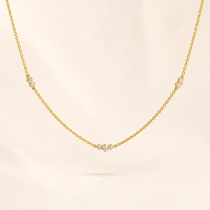 Halo Necklace - 18K Gold Plated