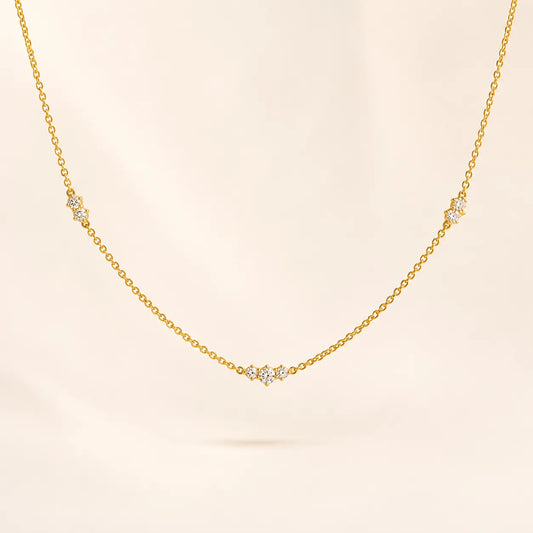 Halo Necklace - 18K Gold Plated