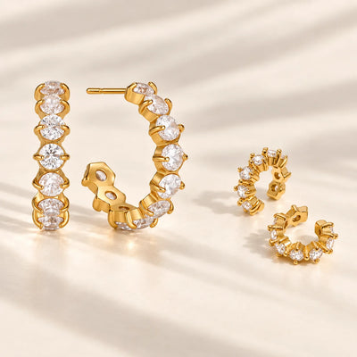 Celeste Spark Combo - 18K Gold Plated