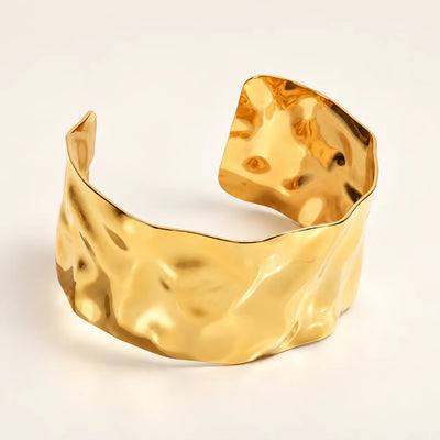 Élan Cuff Bracelet - 18K Gold Plated