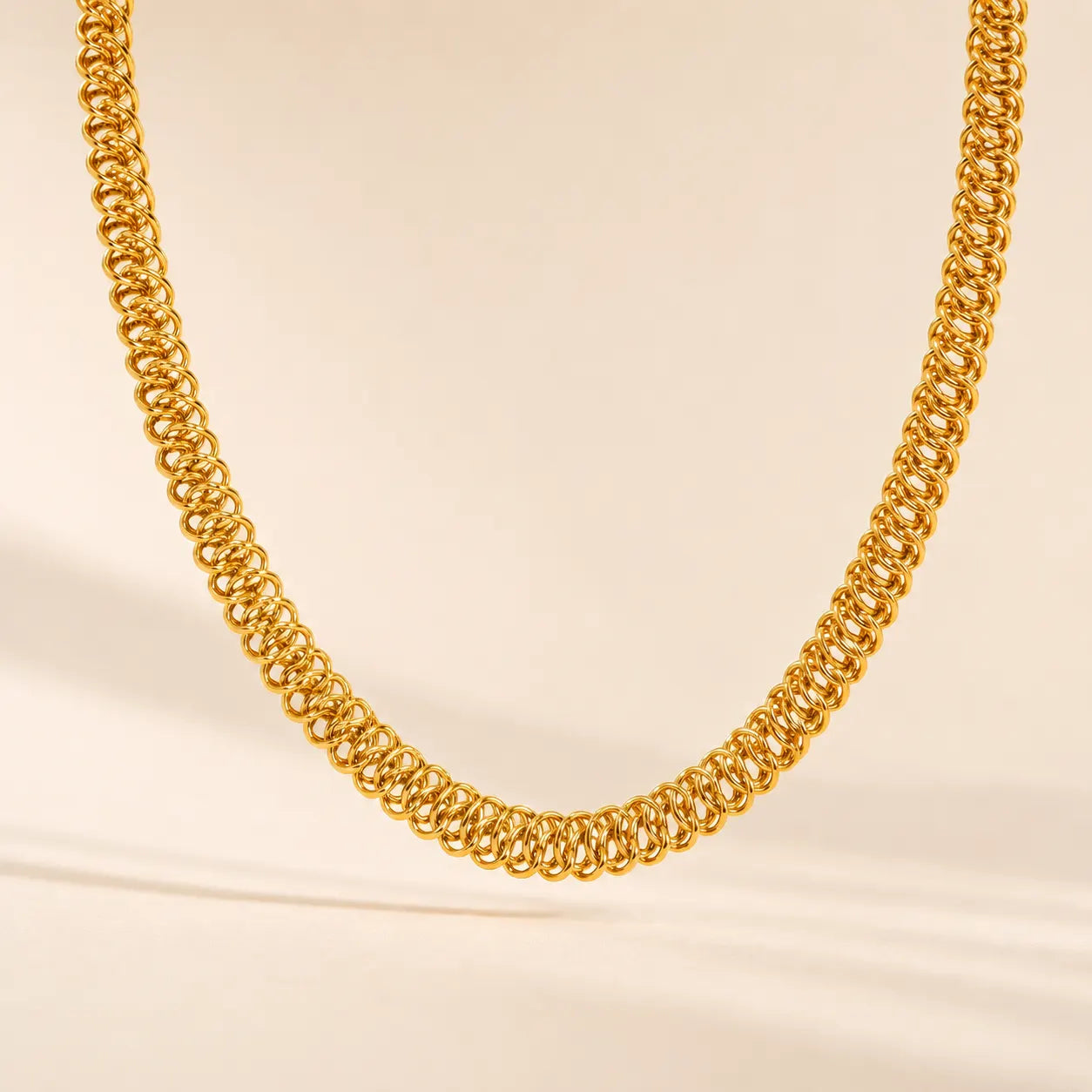 Spiral Luxe Necklace - 18K Gold Plated