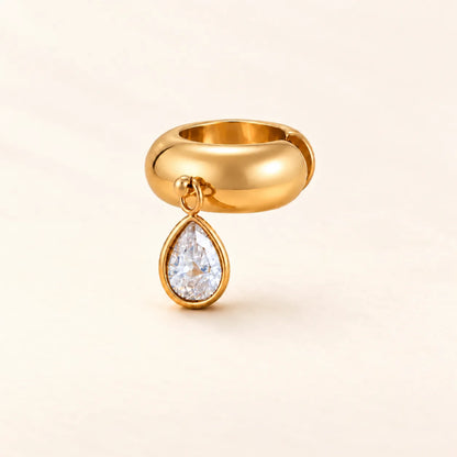 Celeste Drop Ear Cuff - 18K Gold Plated