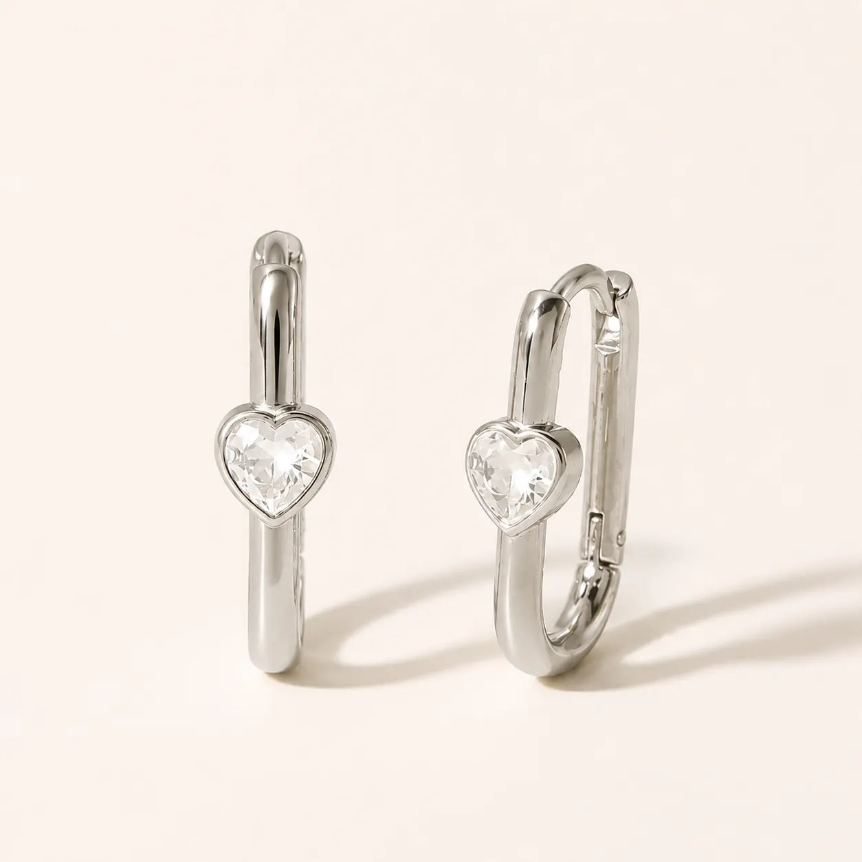 Heartlock Earrings - 18K Gold Plated