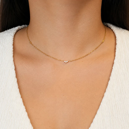 Halo Necklace - 18K Gold Plated