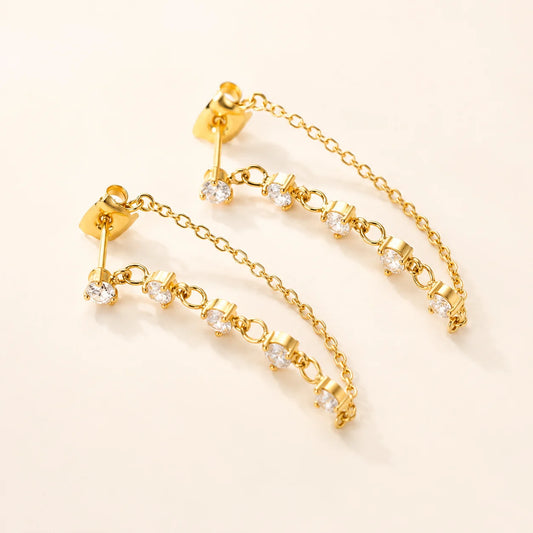 Drift Drop Earrings - 18K Gold Plated