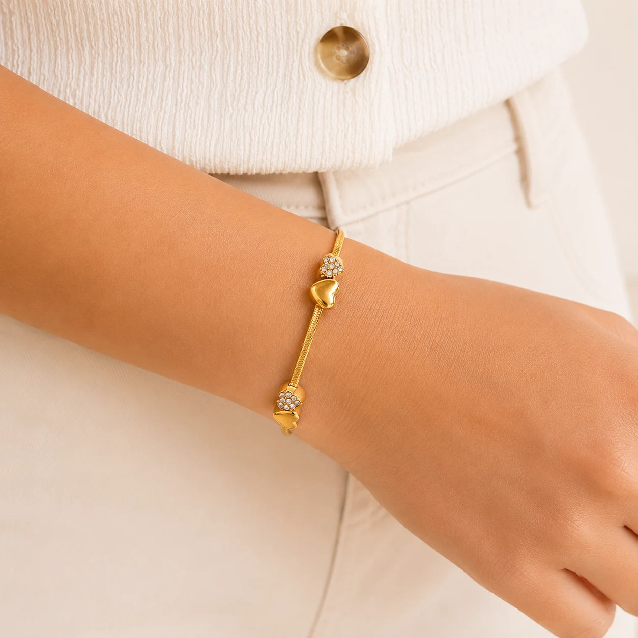 Everheart Bracelet - 18K Gold Plated