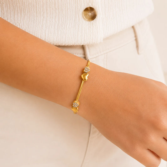 Everheart Bracelet - 18K Gold Plated
