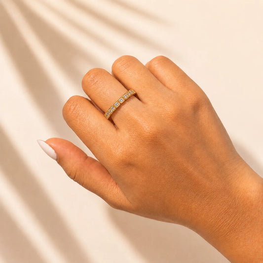 Verve Band Ring - 18K Gold Plated