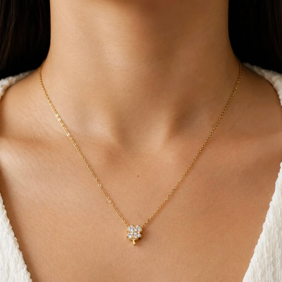 Little Blossom Necklace - 18K Gold Plated