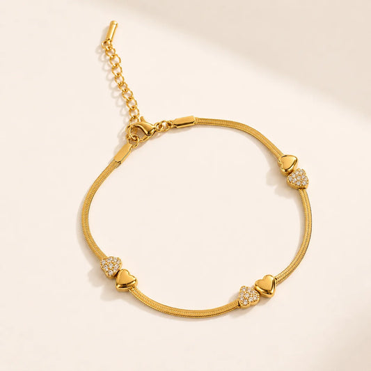 Everheart Bracelet - 18K Gold Plated