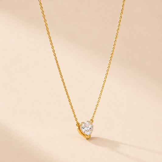 Forever Love Pendant Necklace - 18K Gold Plated