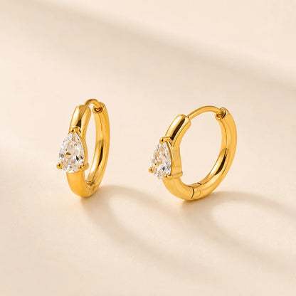 Glow Hoops Earrings - 18K Gold Plated