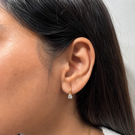 Glow Hoops Earrings - 18K Gold Plated