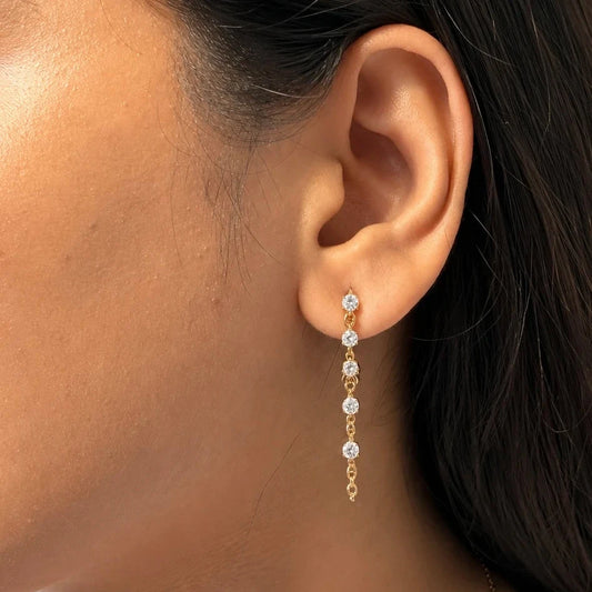 Drift Drop Earrings - 18K Gold Plated