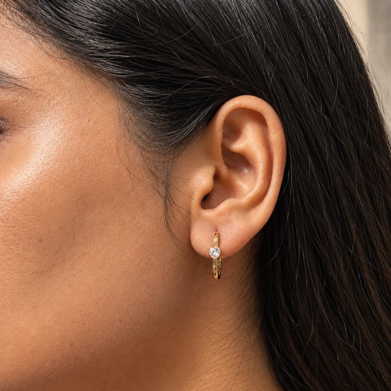 Heartlock Earrings - 18K Gold Plated