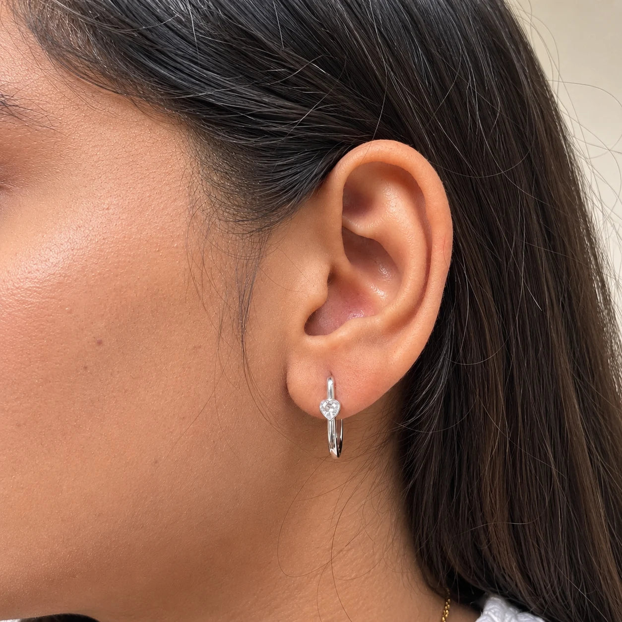 Heartlock Earrings - 18K Gold Plated