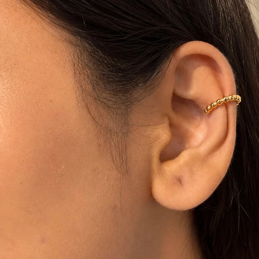 Dune Wrap Ear Cuff - 18K Gold Plated
