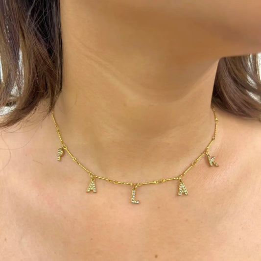 The Name Necklace - 18K Gold Plated