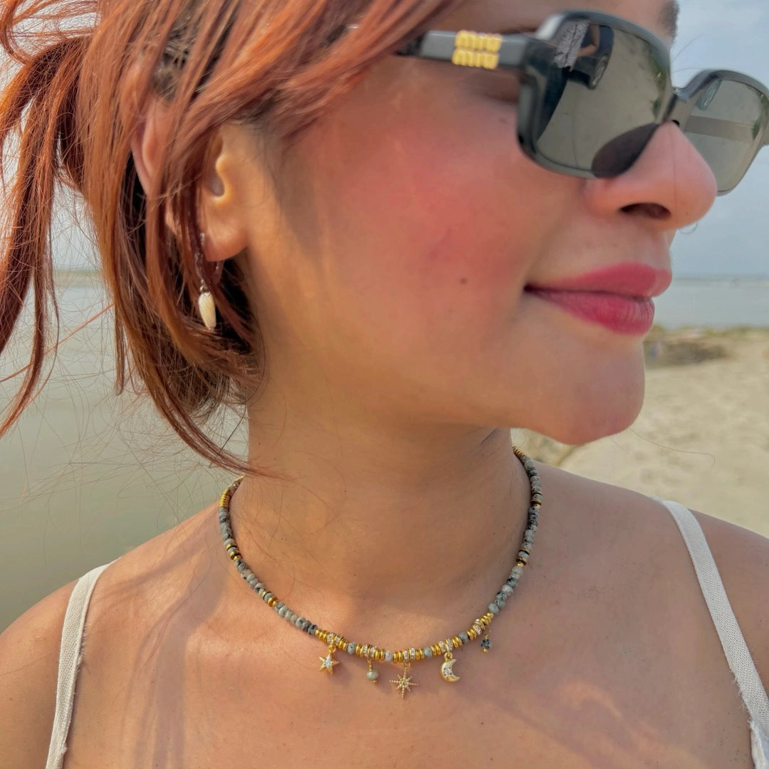 Sienna Charm Necklace - 18K Gold Plated