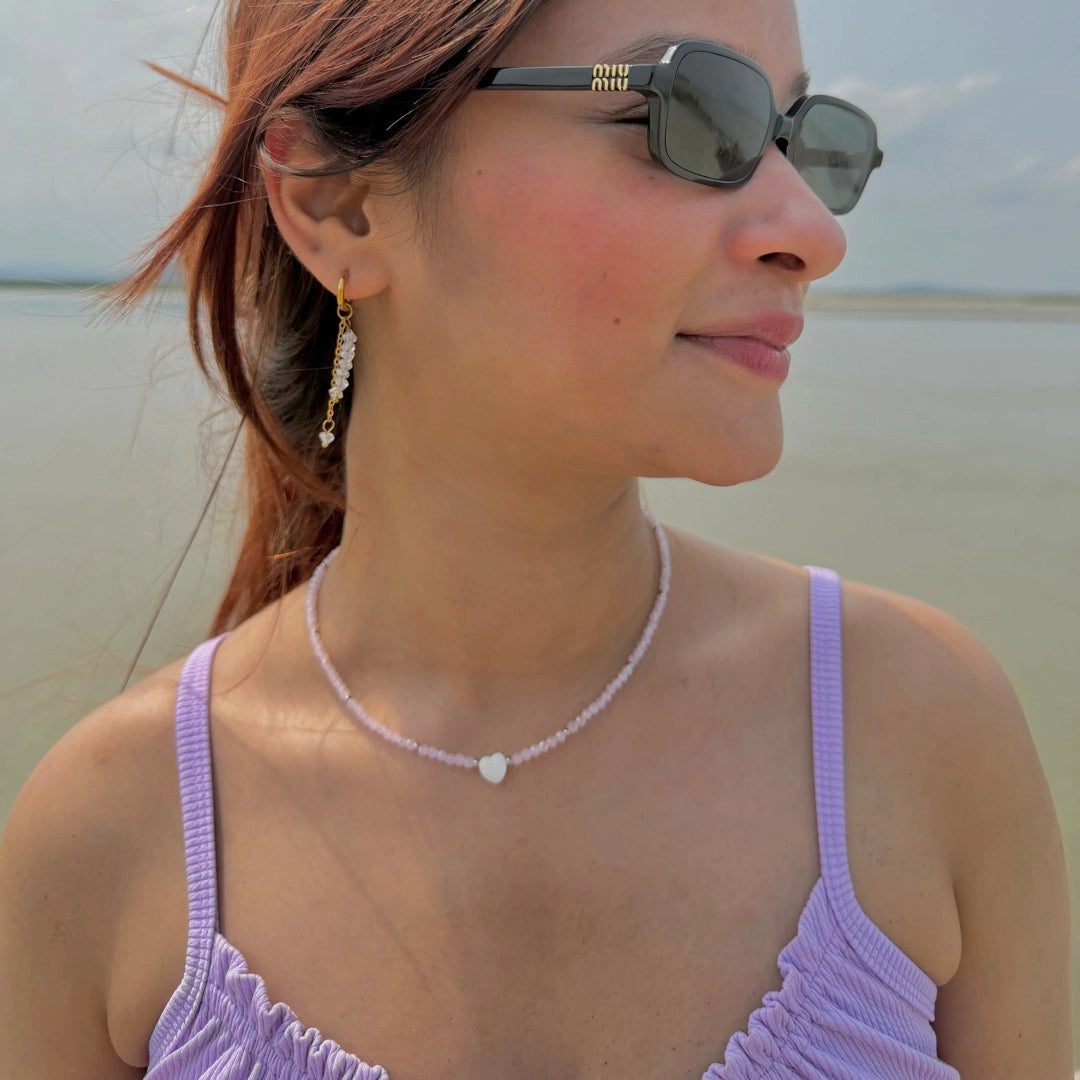 Rosé Bloom Necklace - 18K Gold Plated