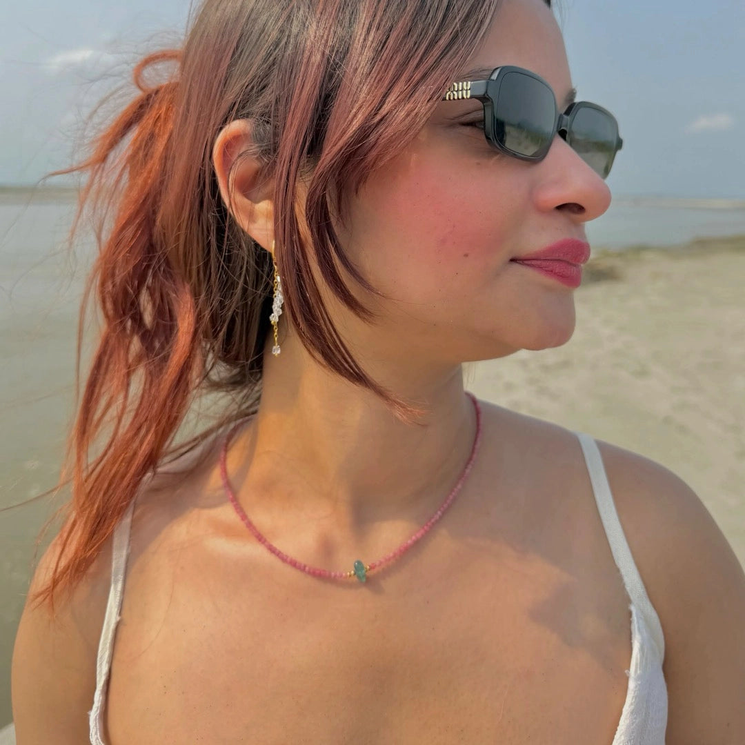 Heartstring Necklace - 18K Gold Plated