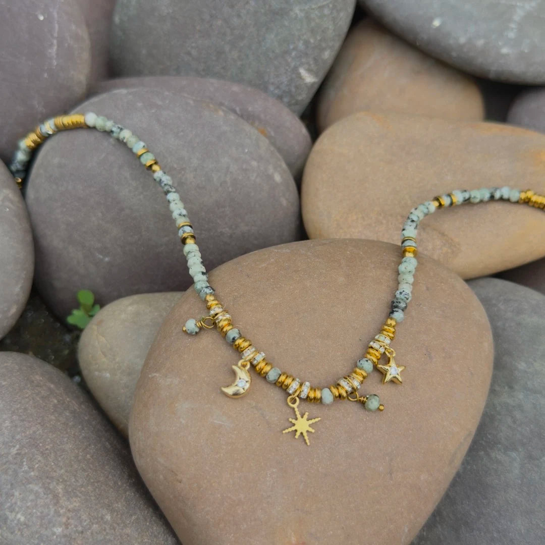 Sienna Charm Necklace - 18K Gold Plated
