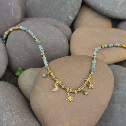 Sienna Charm Necklace - 18K Gold Plated