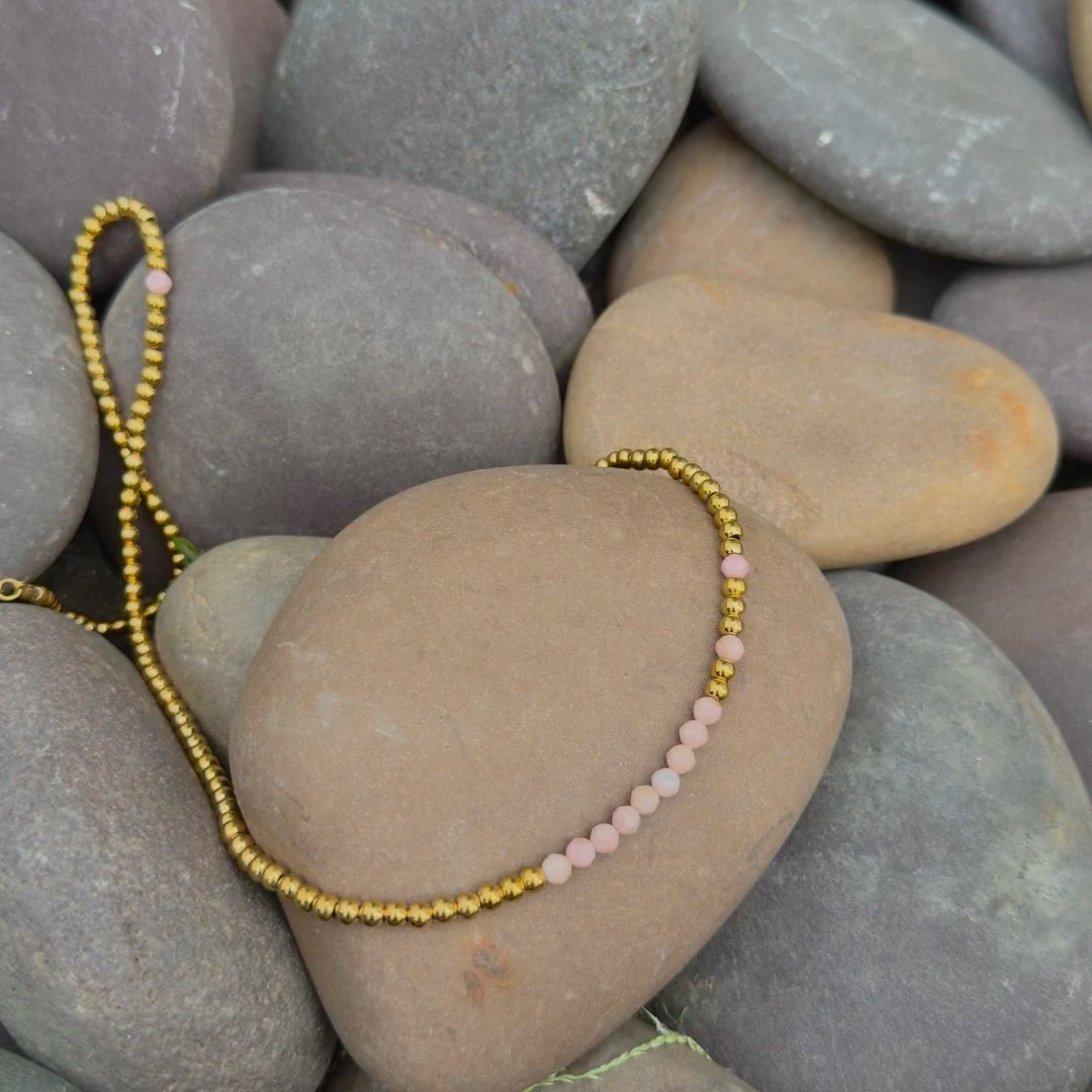 Zora Beaded Necklace - 18K Gold Plated