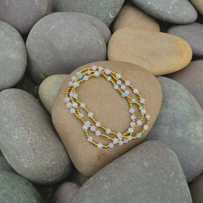 Sugar Plum Bracelet Stack - 18K Gold Plated