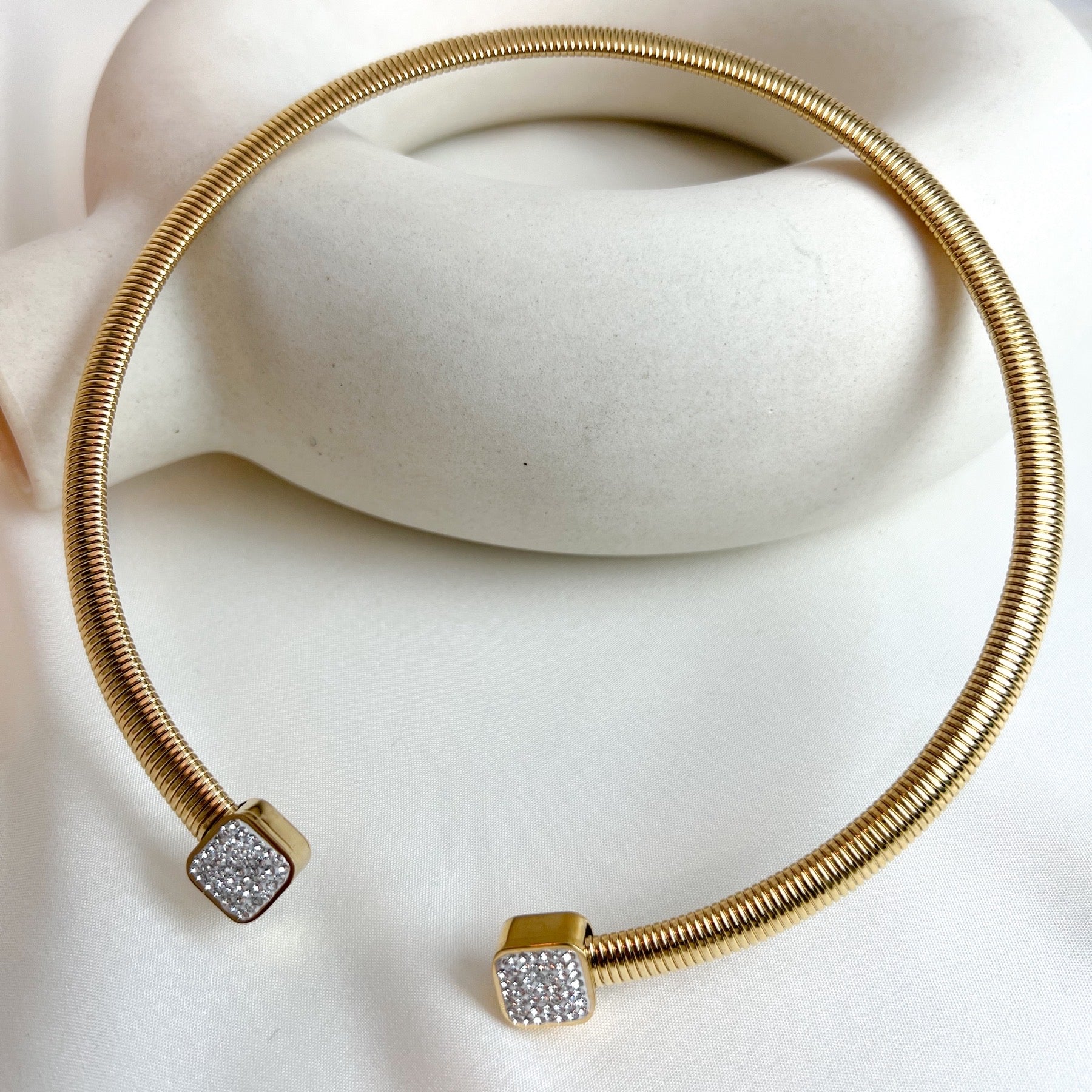 Orbit Cuff Necklace