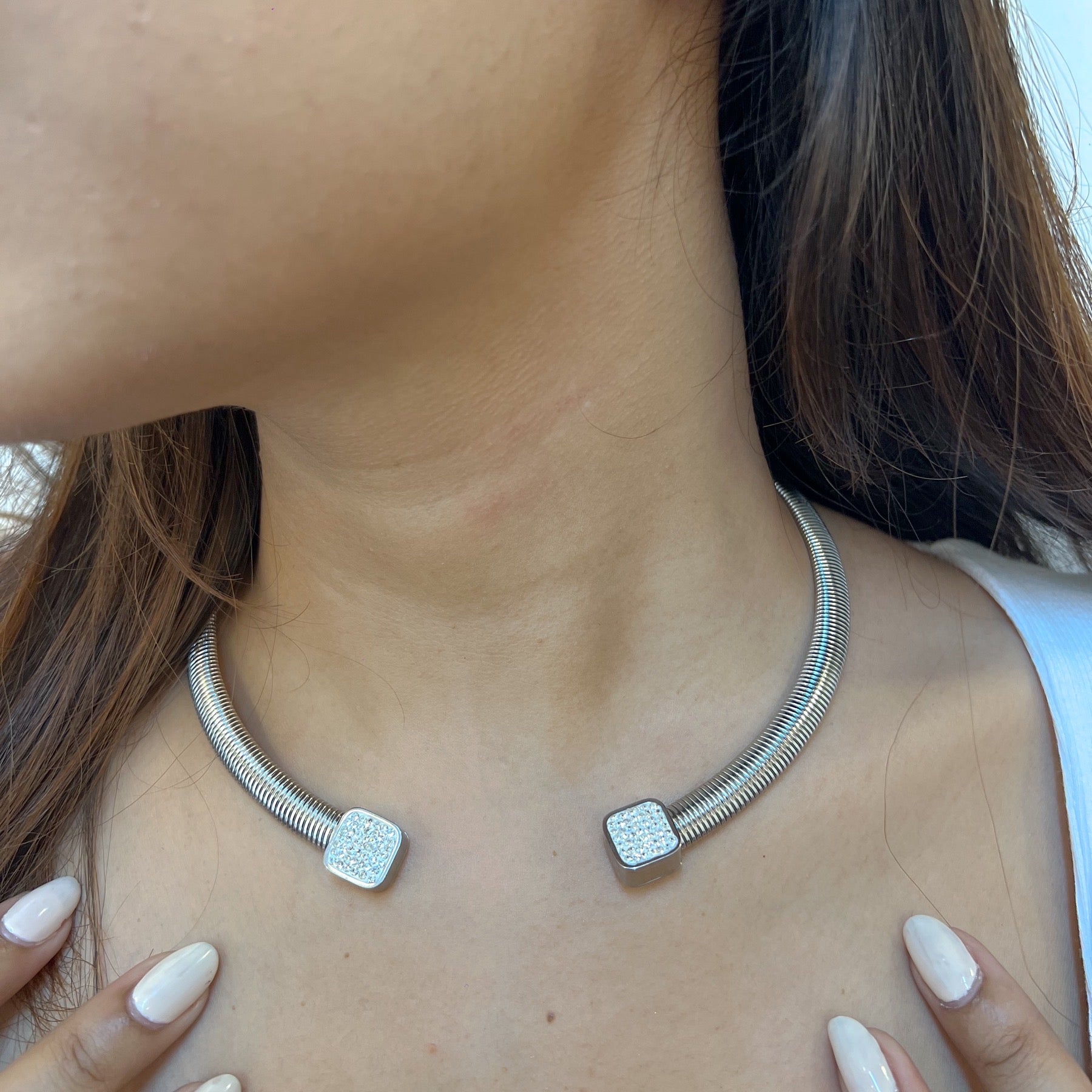 Orbit Cuff Necklace