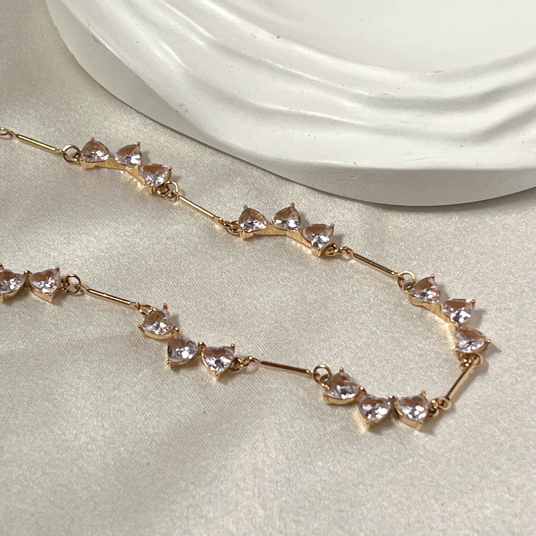 Tied Hearts Necklace