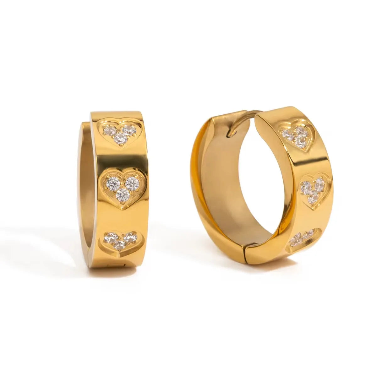 Bae Hoops Earrings - 18K Gold Plated
