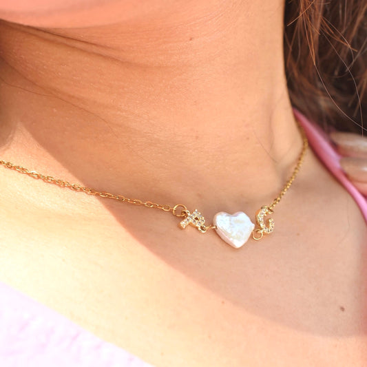 Just Us Initial Necklace