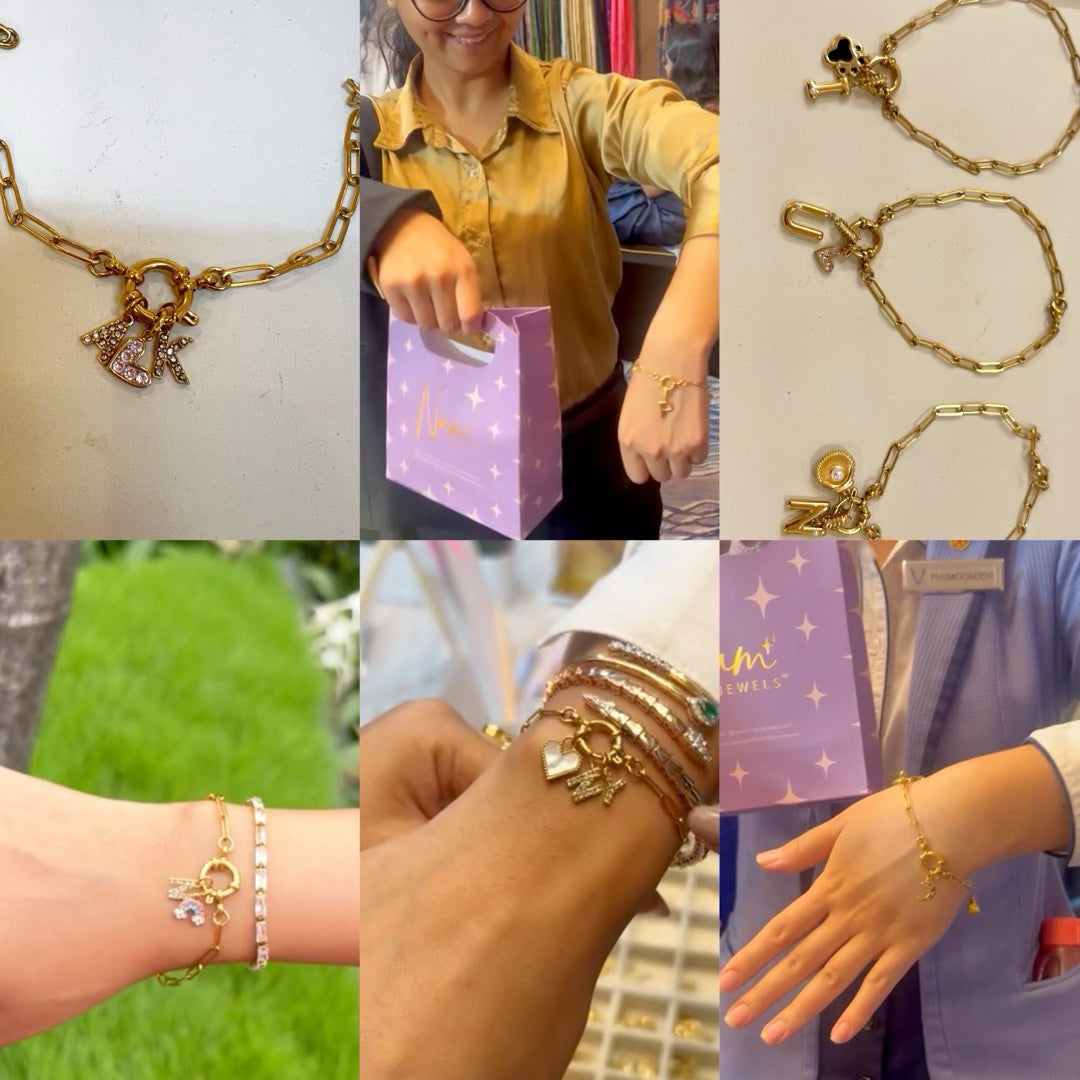 Initial Bond -  Chain Bracelet