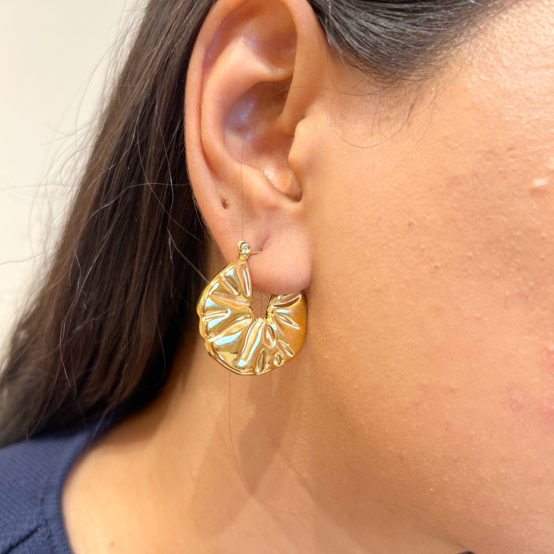 Coastline Hoops Earrings