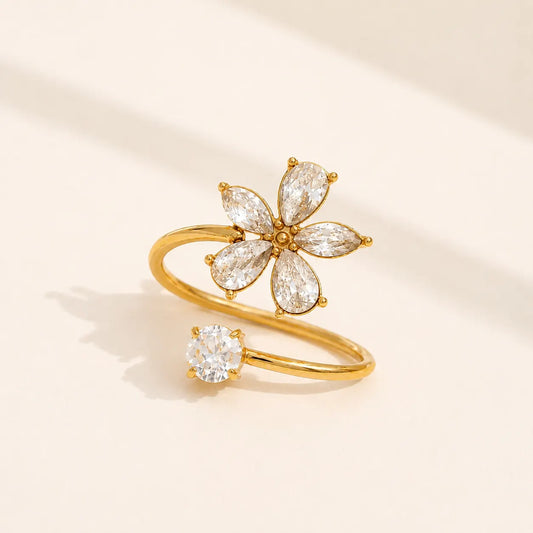 Iris Ring - 18K Gold Plated