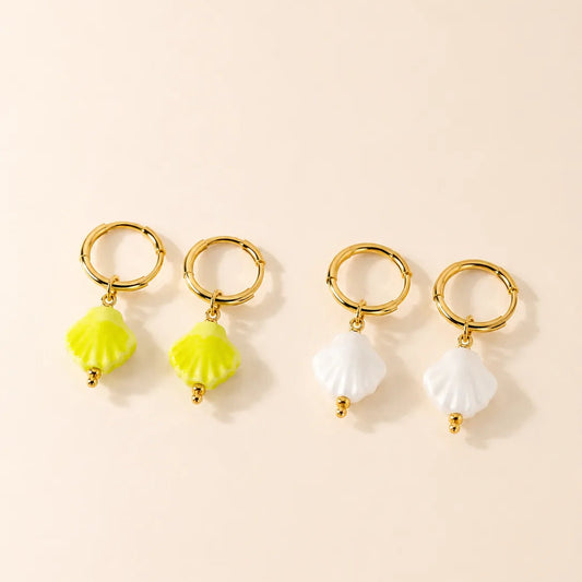Liora Glow Hoop Earrings - 18K Gold Plated
