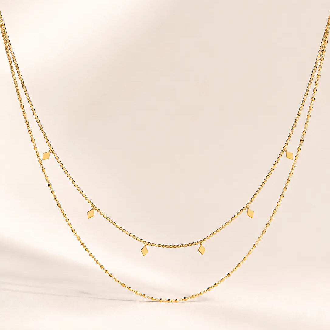 Petal Play Necklace - 18K Gold Plated