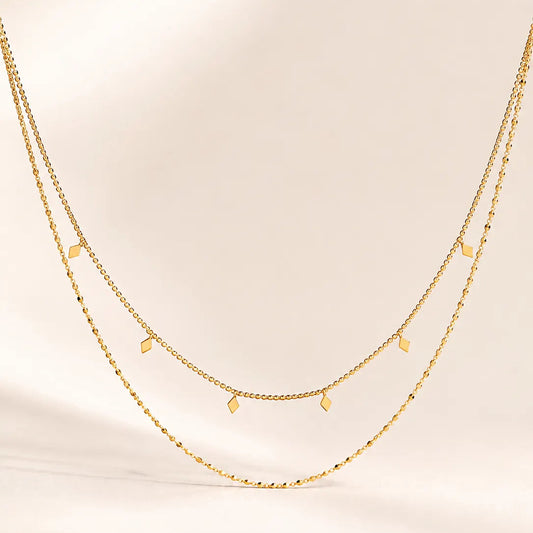 Petal Play Necklace - 18K Gold Plated