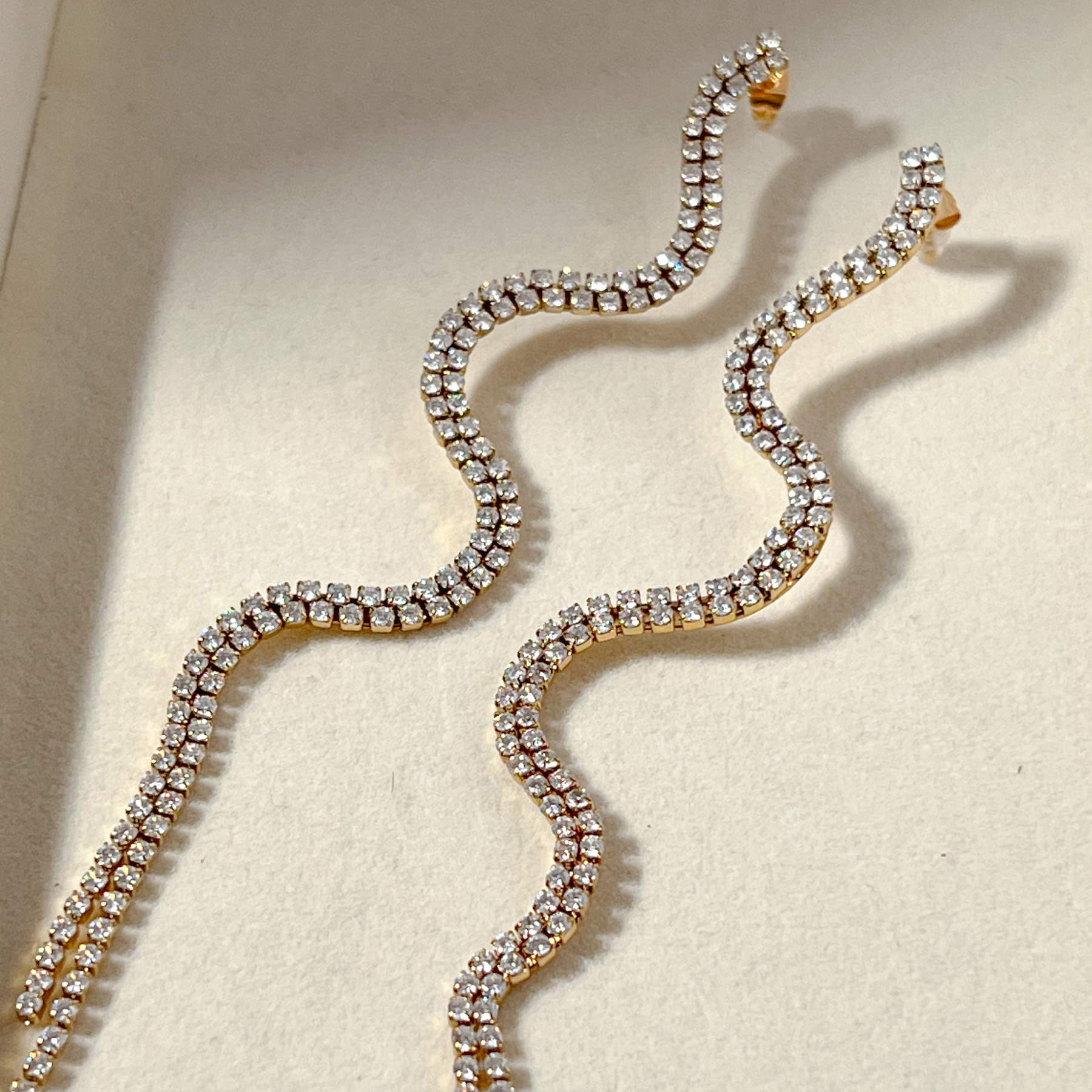 Ripple Route Dangler Earrings