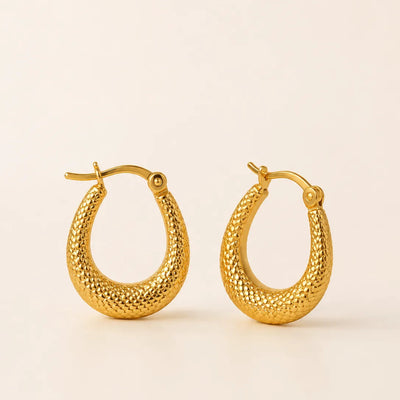 Solé Hoop Earrings - 18K Gold Plated
