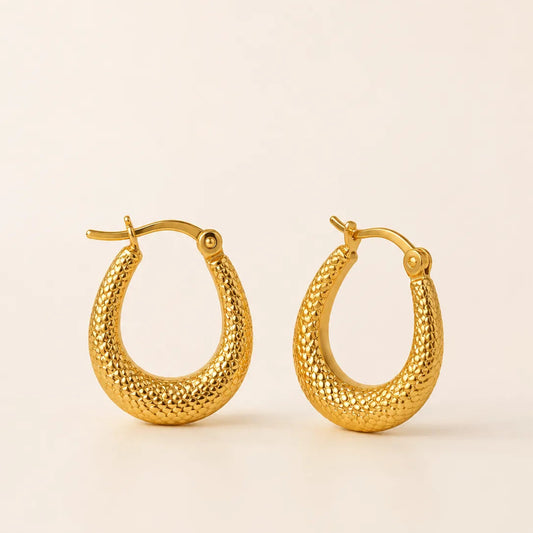 Solé Hoop Earrings - 18K Gold Plated